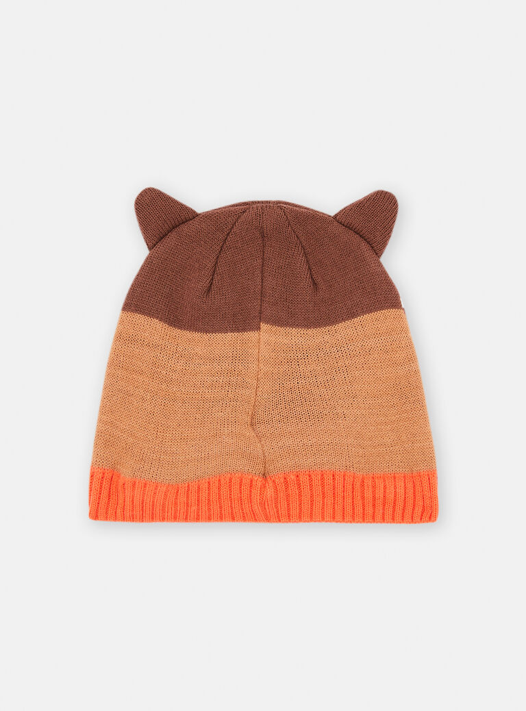 Bonnet à motif raton laveur pour garçon