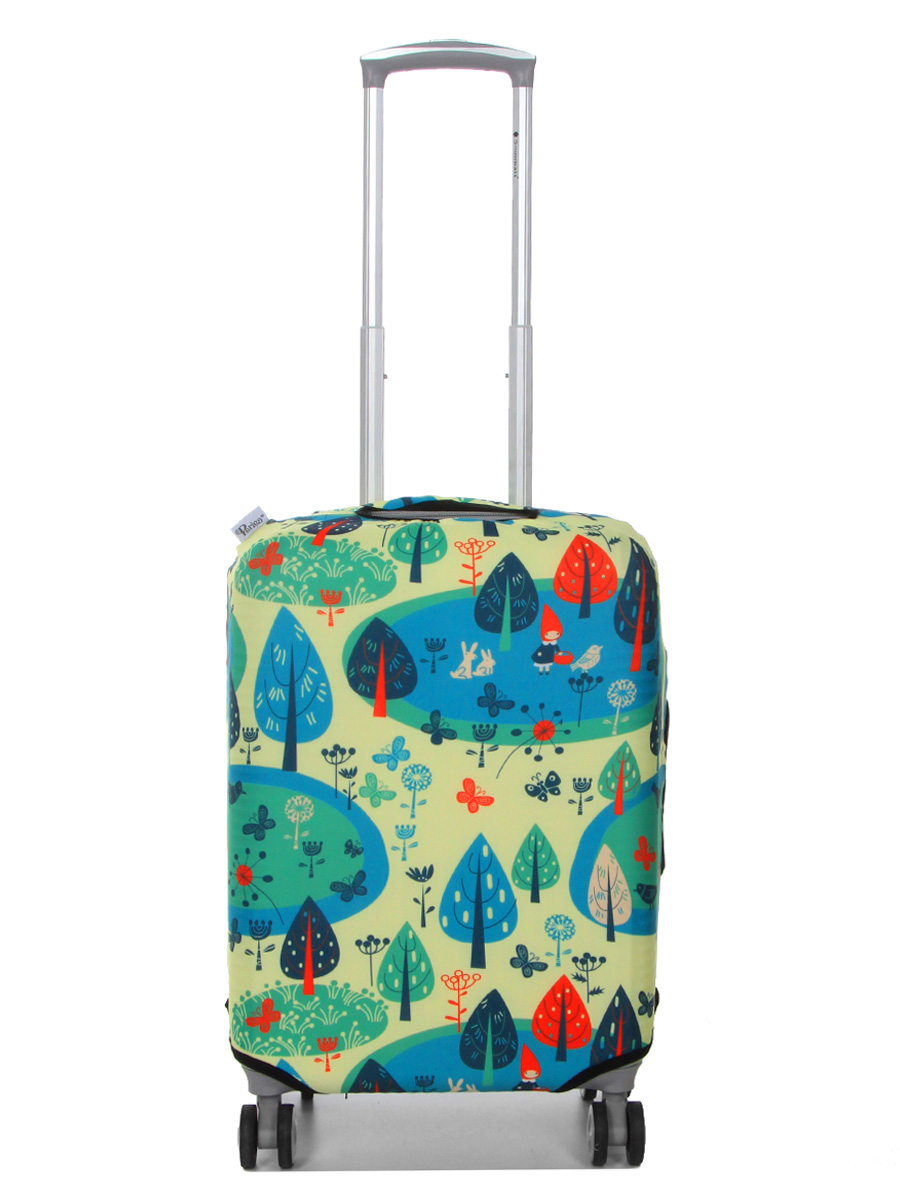 Housse de valise Periea Yellow and Blue Woodland S