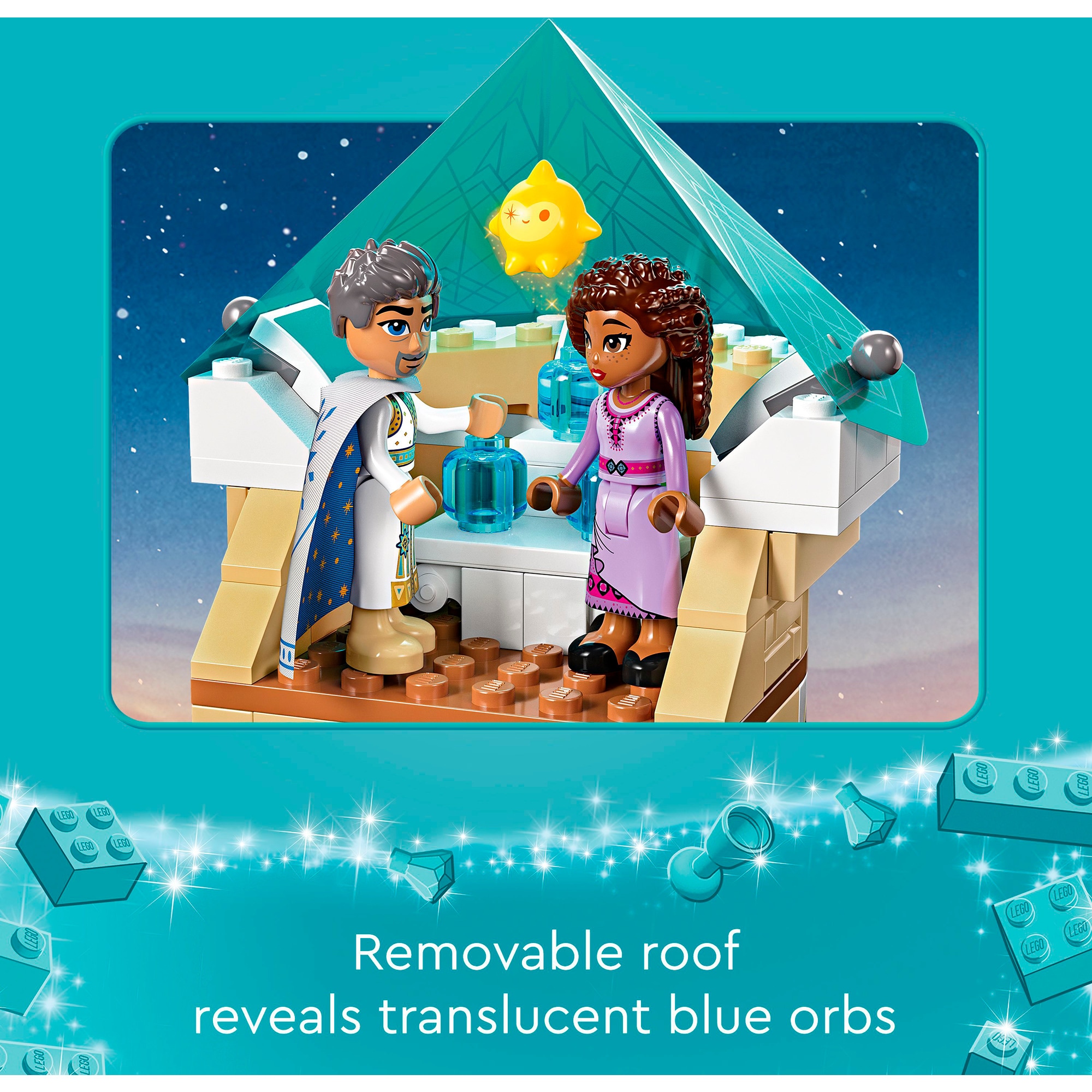 LEGO Konstruktionsspielzeug Disney Wish König Magnificos Schloss