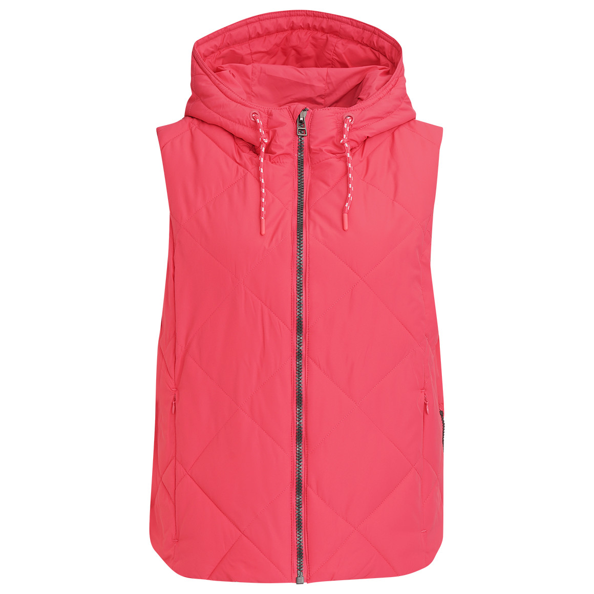 Gina Benotti Damen Steppweste mit Kapuze pink