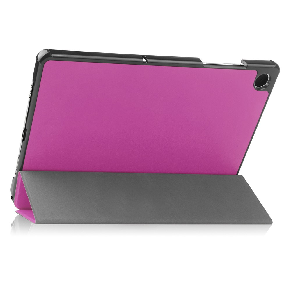 Samsung Galaxy Tab A11  Plus / A9  Plus Leder Tasche Flip Cover Hülle - Lila