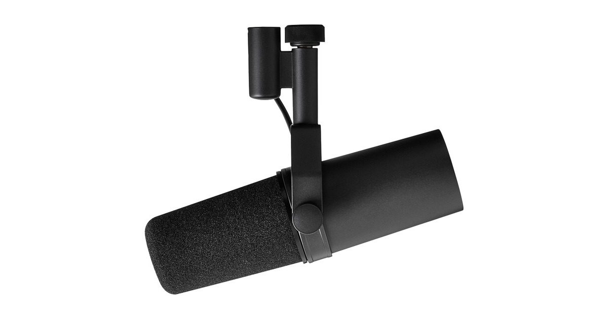 SHURESM7B microfoon  (Zwart, XLR, dynamisch, cardioide)