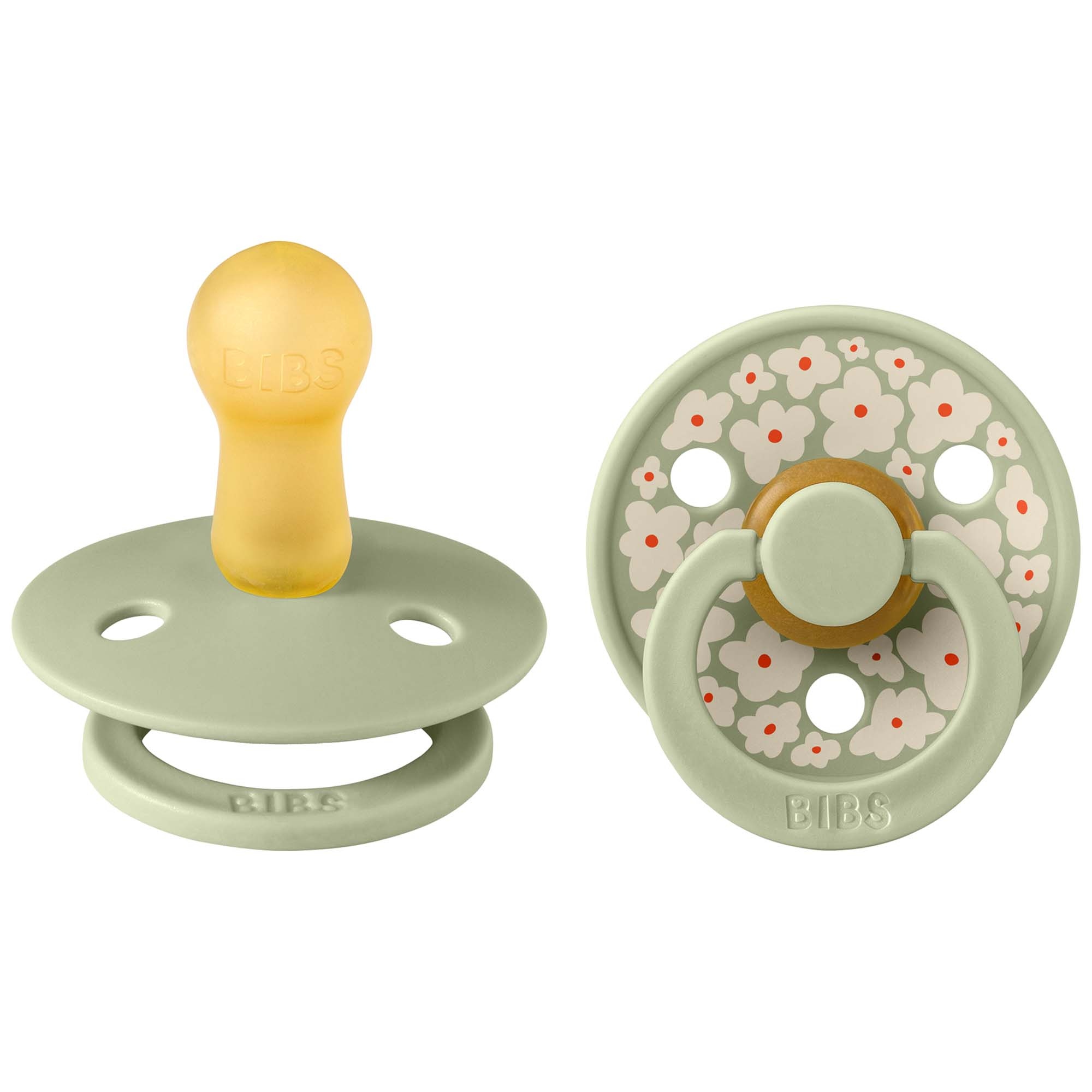 Bibs fopspeen Studio Round size 2 - 2 stuks groen