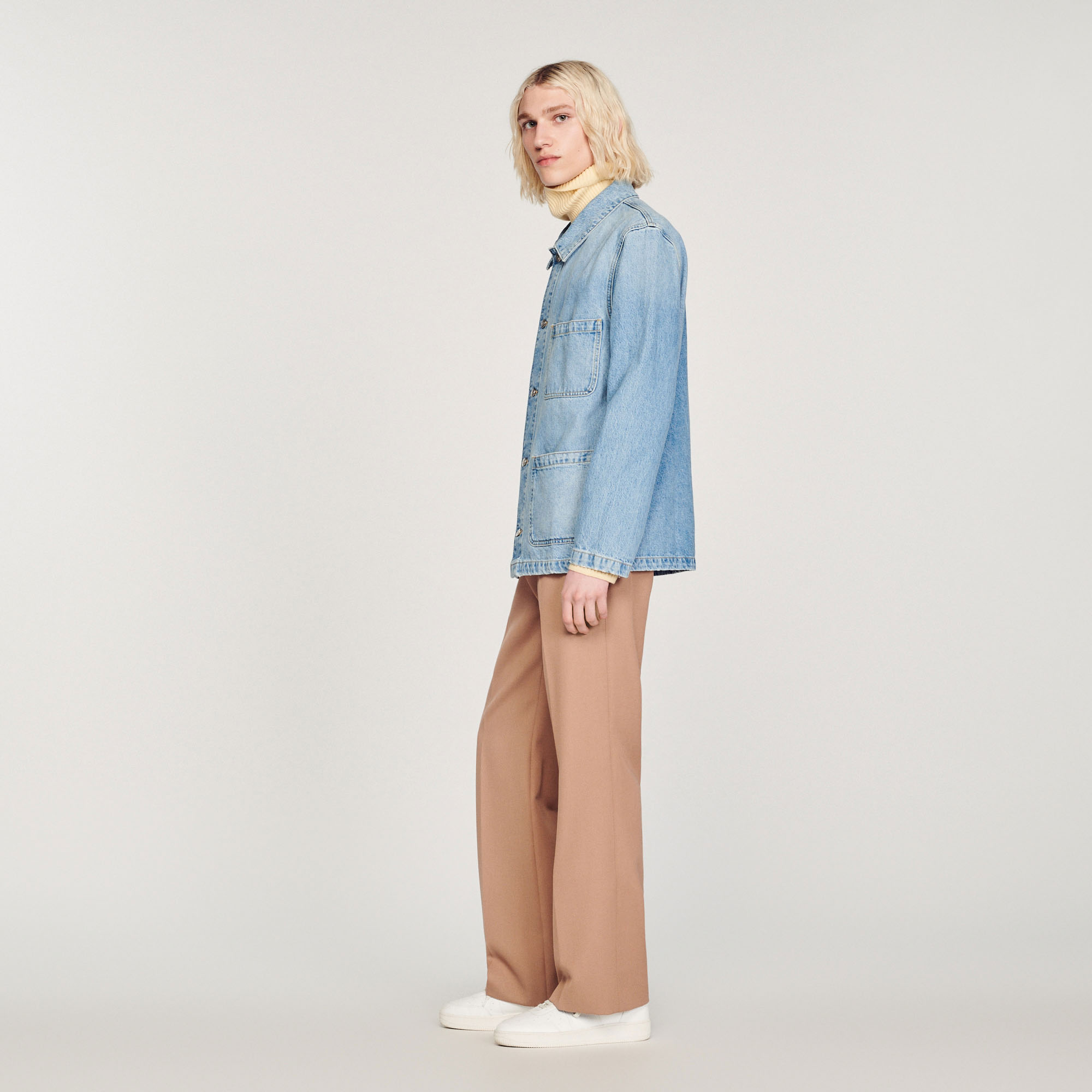 Blouson worker en denim