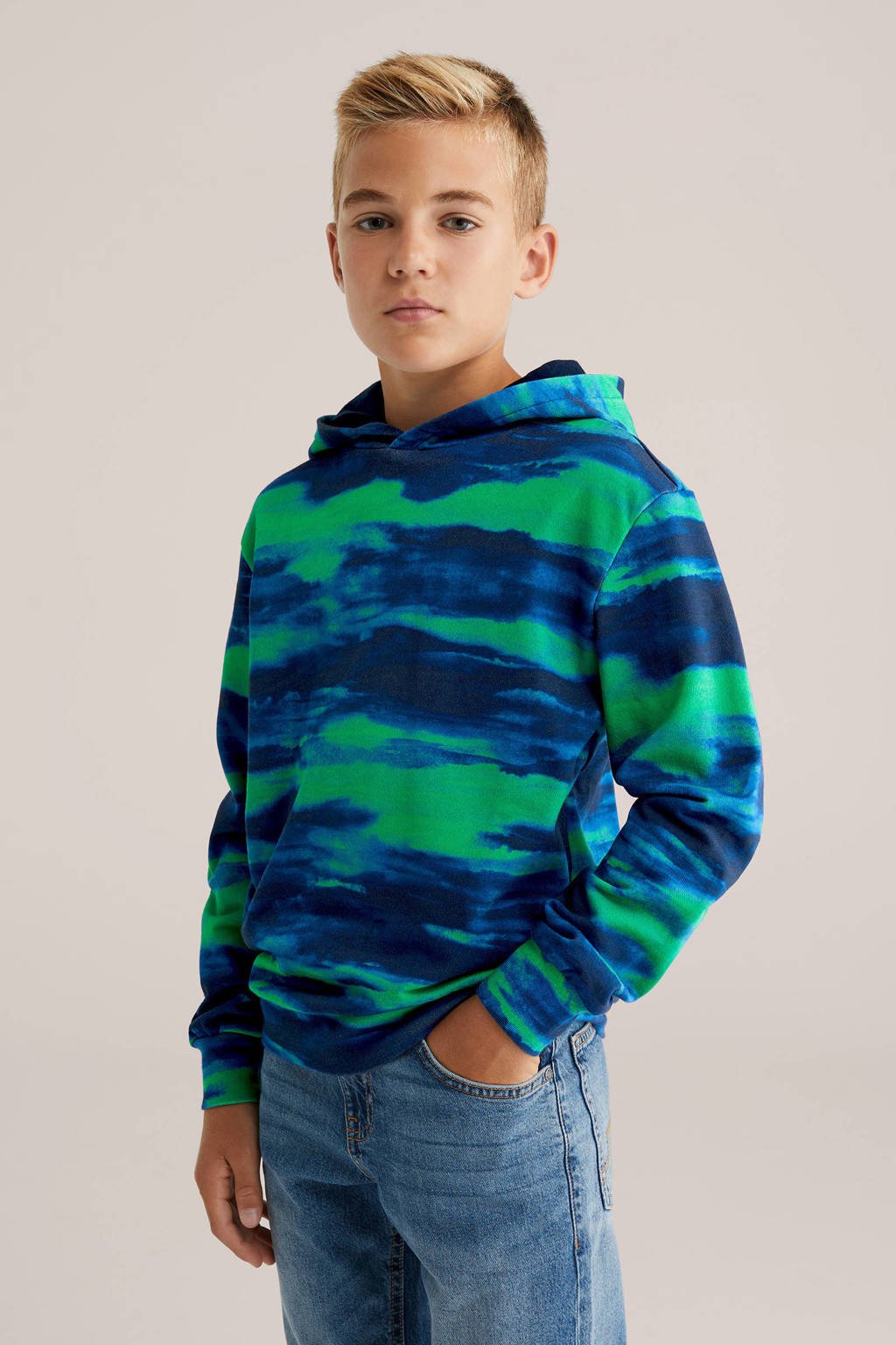 WE Fashion Blue Ridge sweater blauw