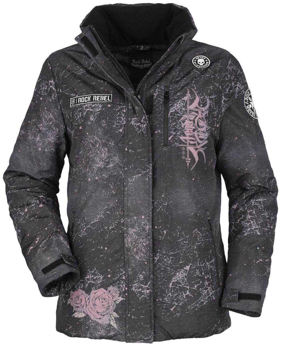 Veste Rock Rebel Avec Imprimé Crâne | Rock Rebel by EMP Veste d'hiver