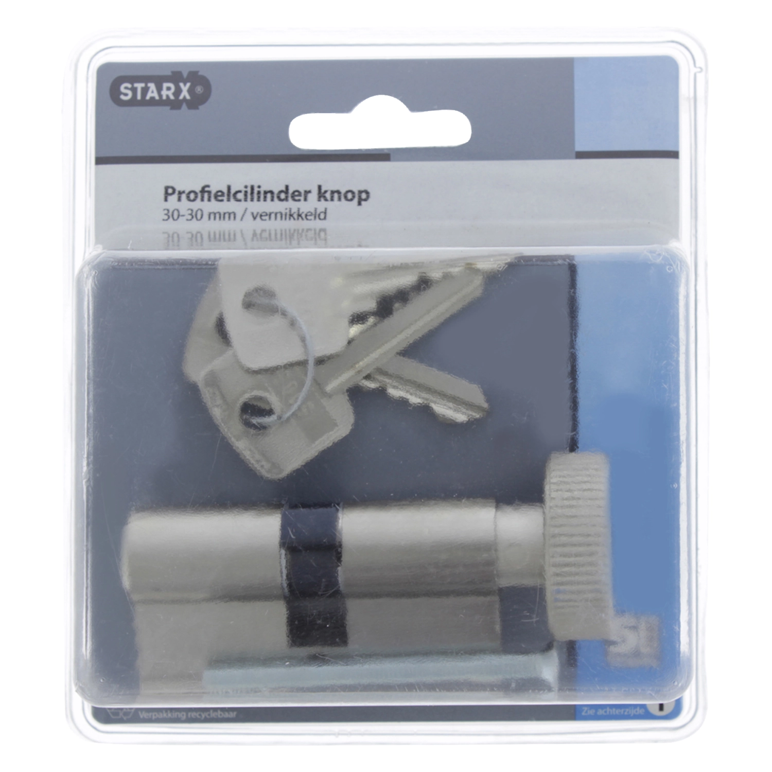Starx 87.602.24 Profielcilinder - Knop - 60mm