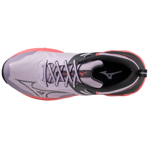 Chaussure trail MIZUNO WAVE IBUKI 4 W PASTEL LILAC/BLACK OYSTER/SUN KISSED CORAL