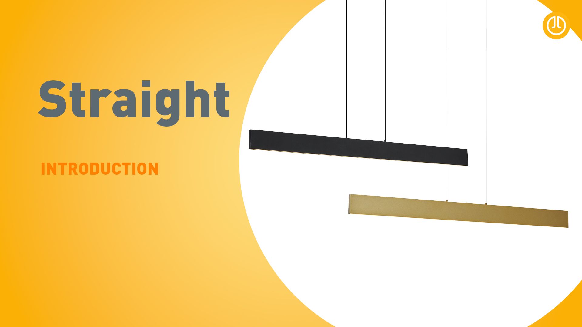 Moderne hanglamp zwart incl. LED dimbaar en 3-way switch easylift - Straight