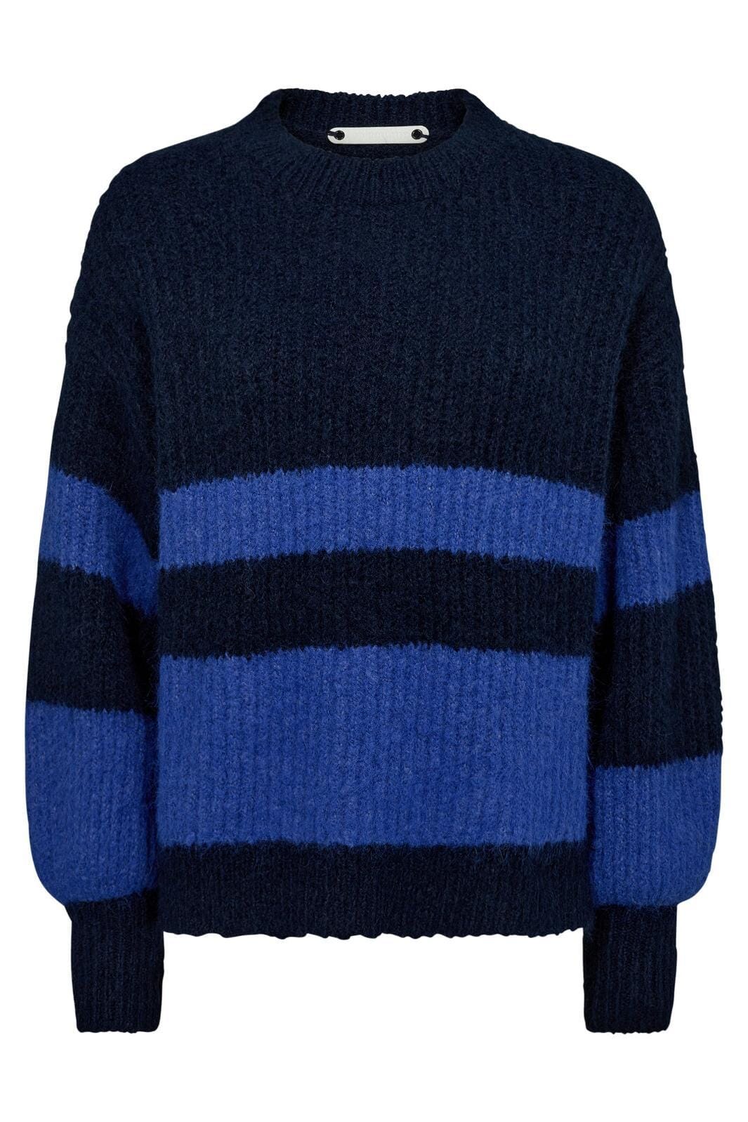Co´Couture Coraliecc Block Rib Knit 32147 120 navy