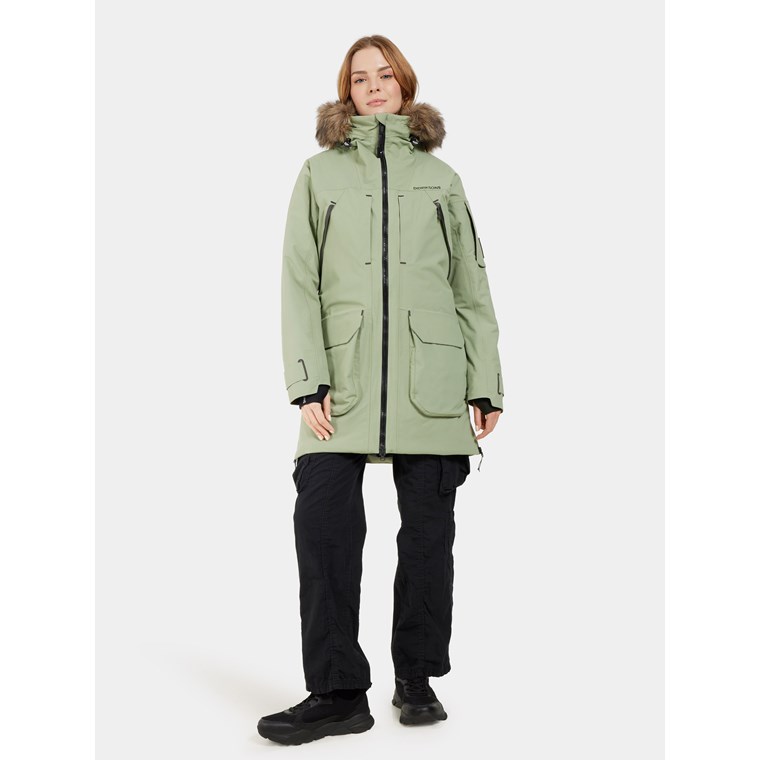 Didriksons Ceres Wns Parka 2 Light Moss