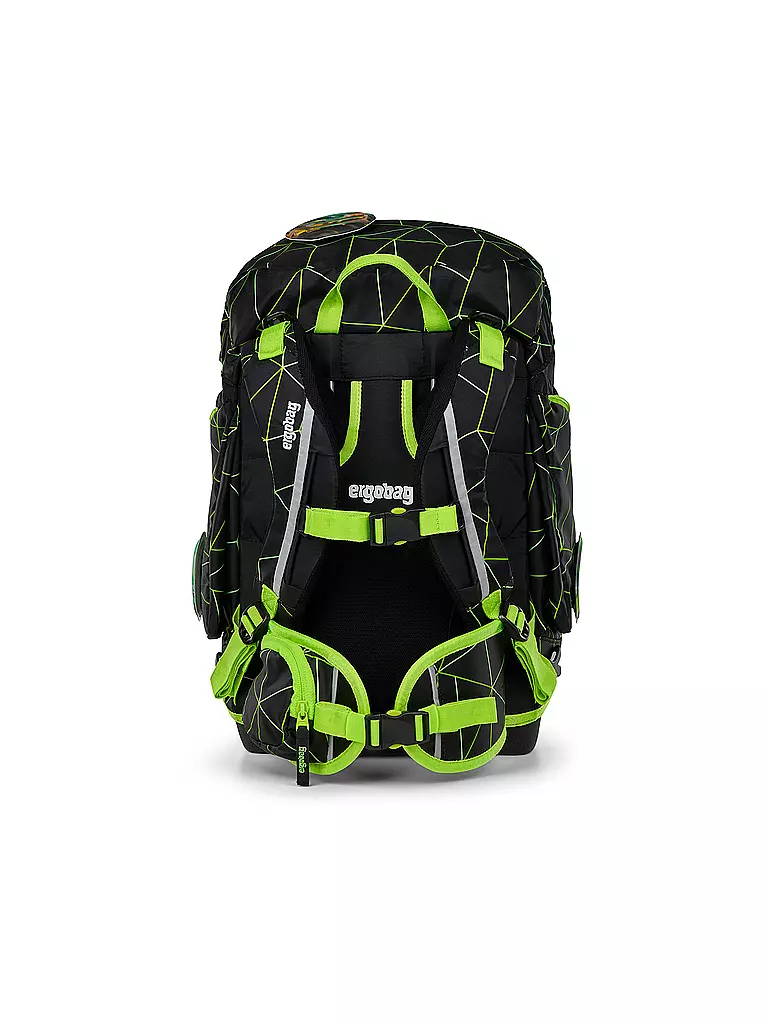 ERGOBAG Schultasche Set 6tlg Pack Cybär Race schwarz