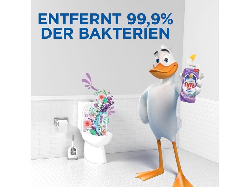 WC-Ente WC-Reiniger Total Aktiv Gel Lavender Bloom 3 x 750 Flüssiger Toilettenreiniger