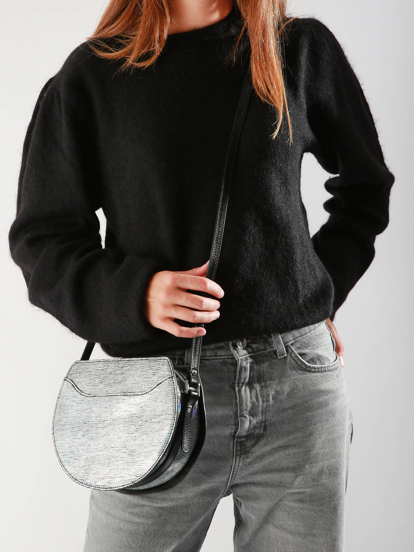 Sac seau Suave lune cuir LANCASTER