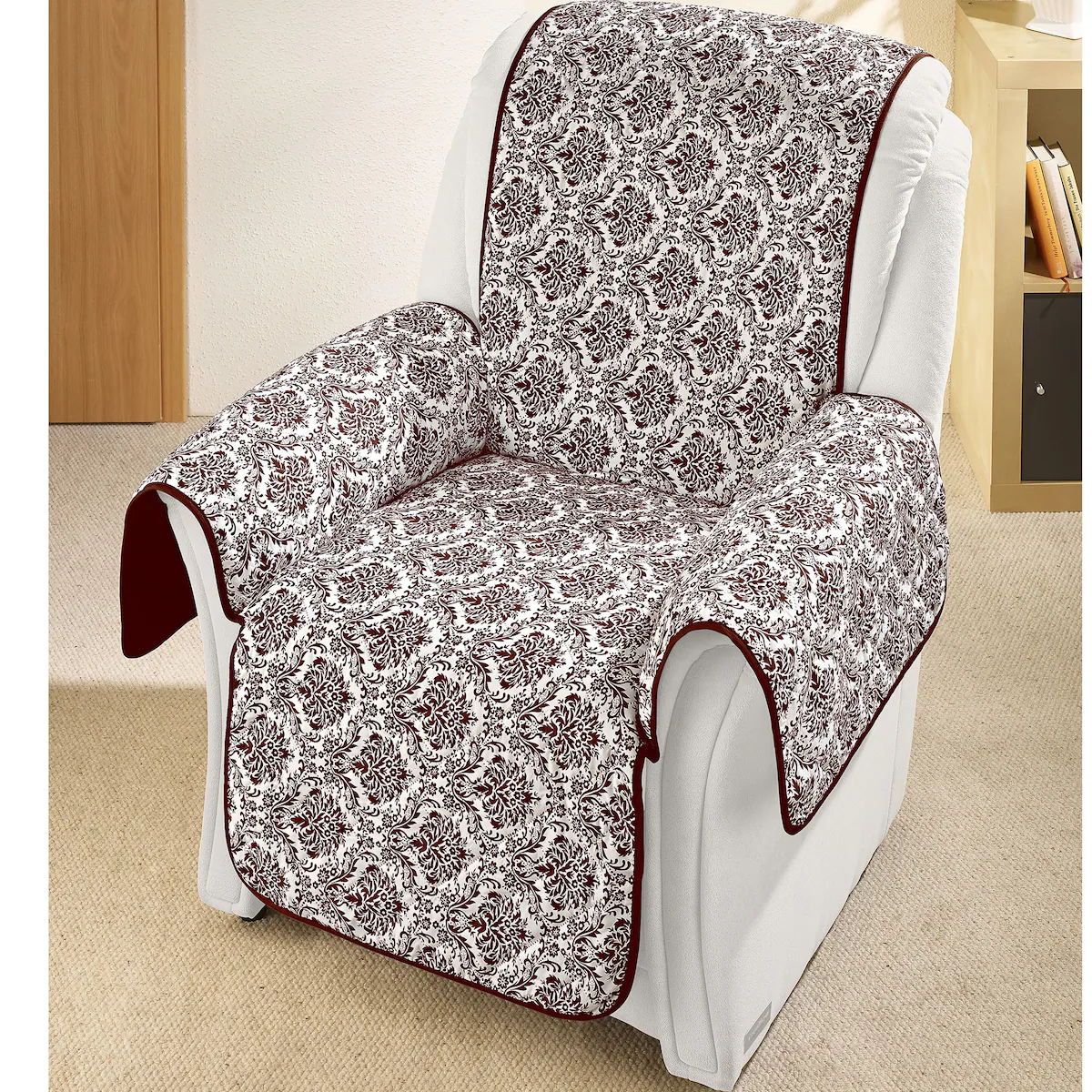 viva domo - Jeté de fauteuil «Magnolia» - braun