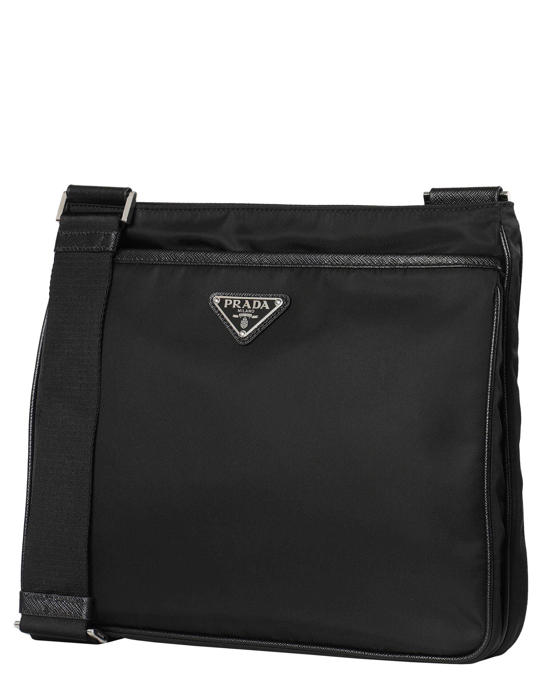 Prada| Umhängetasche RE-NYLON SAFFIANO LEATHER STRAP SHOULDER BAG