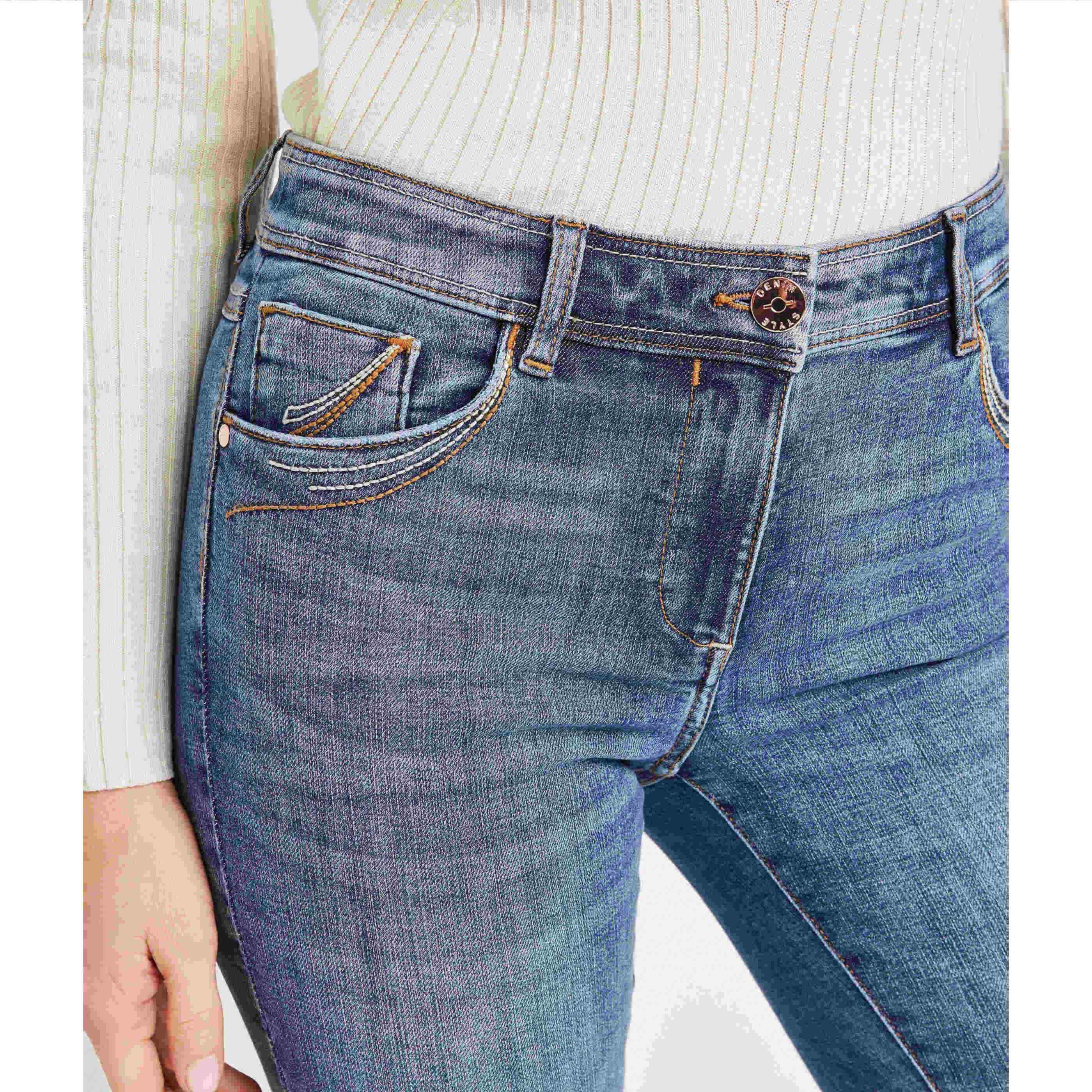Jean slim LONDON femme - STONE