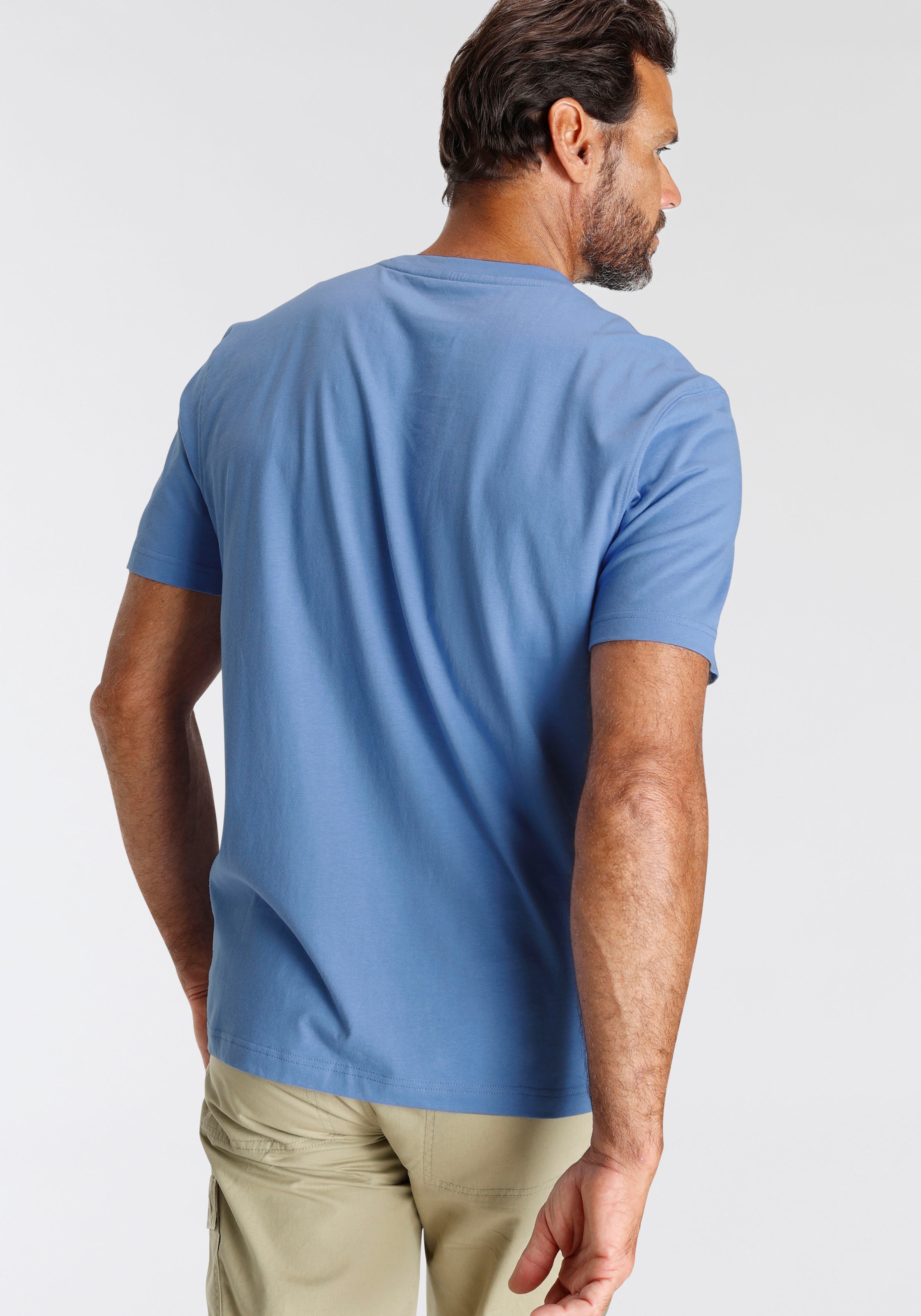 Man's World T-Shirt , Kurzarm,  bedruckt,  Rundhalsausschnitt,  aus dehnbarem Jerseystoff