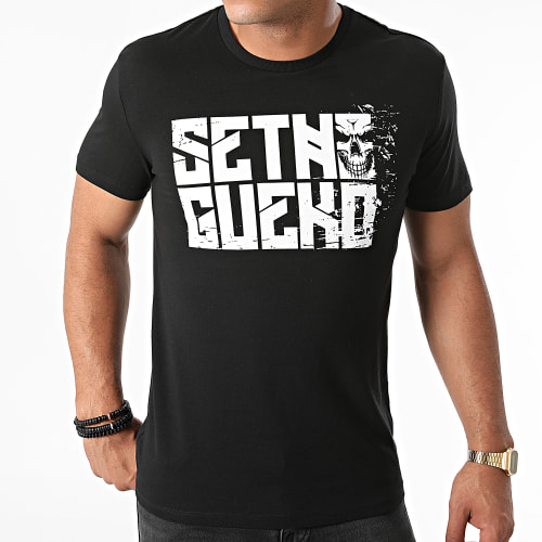 Tee Shirt Logo Skull Noir Blanc
