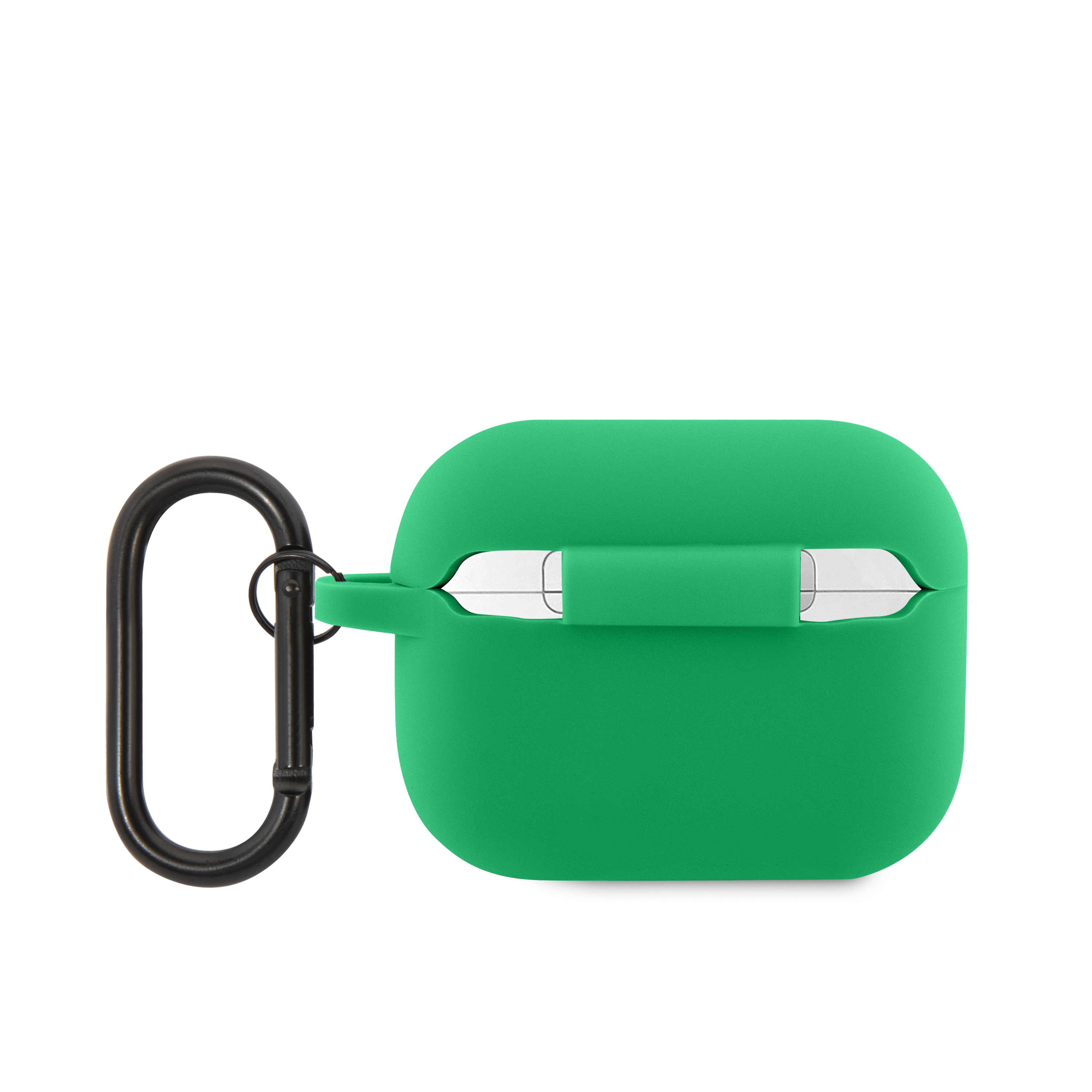 AirPods Pro 2 / AirPods Pro Silikon Case Schutzhülle Abdeckung mit Karabinerhaken (LCAP2SLON) - Grün