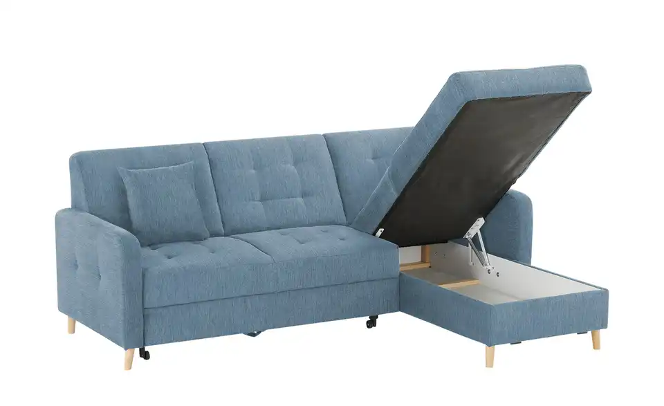 Ecksofa Venus Blau rechts