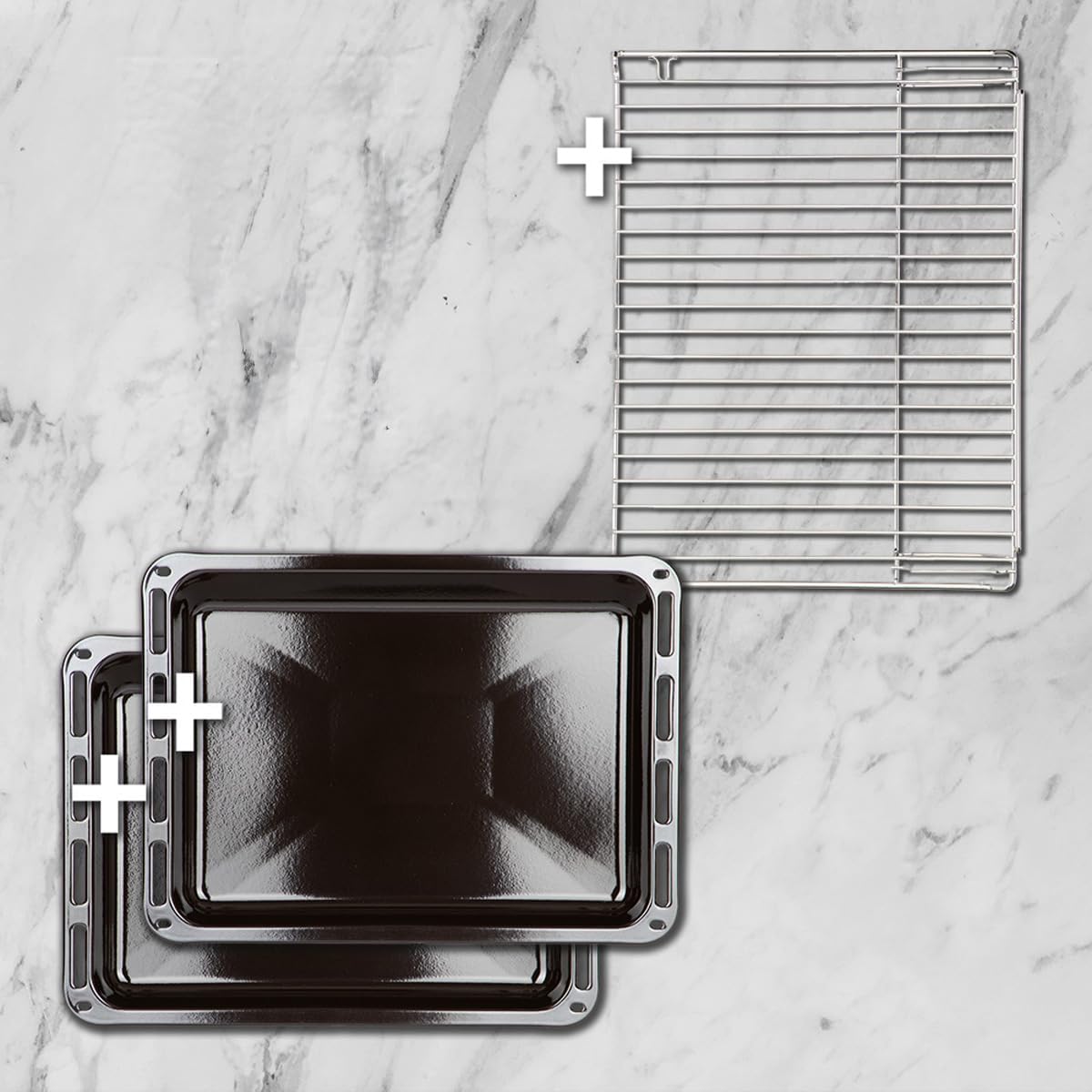 KKT KOLBE Autarkes Herdset | 60cm Einbaubackofen EB8017TFT | 77cm Glaskeramikkochfeld CH7705RL | TFT-Display | Soft Close | Katalyse | Pizzafunktion | Grill | Umluft | Heißluft | SET8017TFTCH77RL