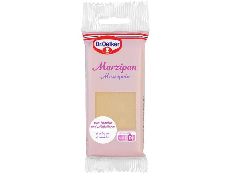 Dr.Oetker Marzipan zum Backen und Modellieren, weiss 100 g Zum Modellieren, Füllen und Einbacken