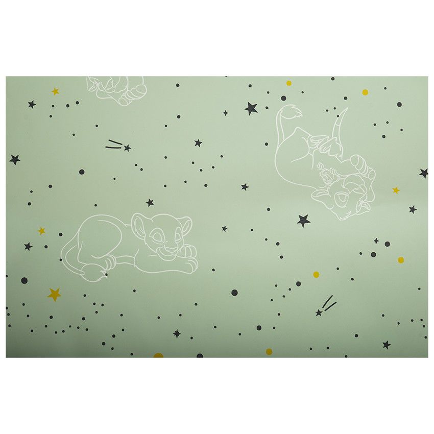 Bavoir plastifié à scratch Simba Disney - Vert