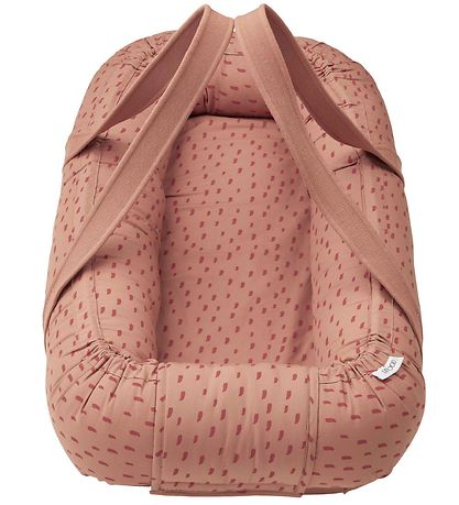 Liewood Babynest/Lift - Gro - Graphic Stroke/Tuscany Rose