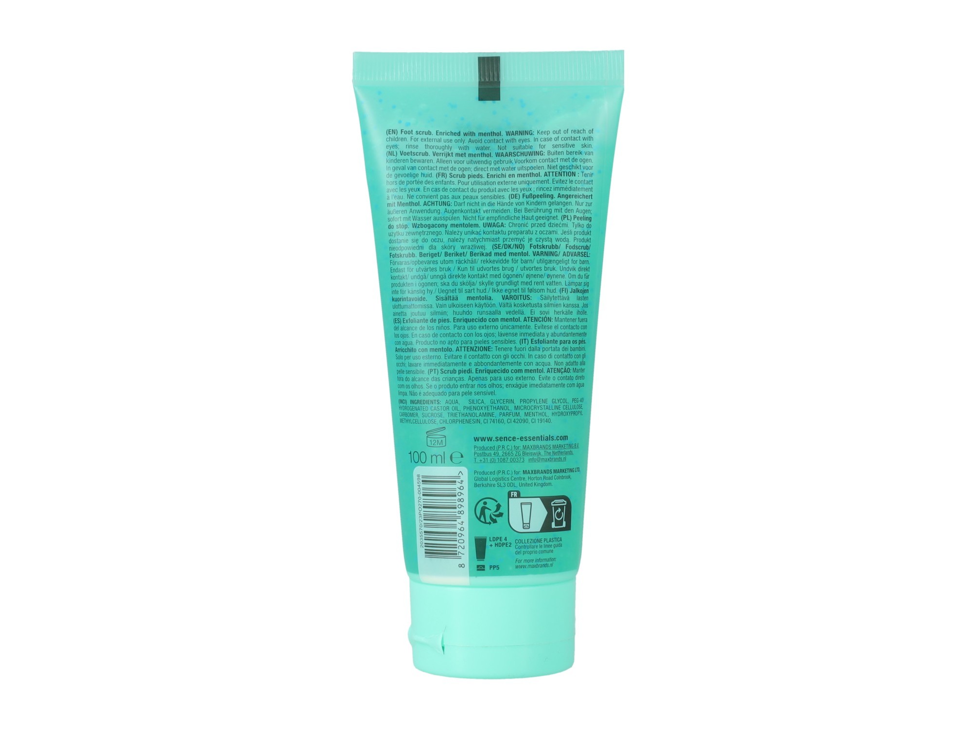 ESFOLIANTE PÉS SENCE ÓLEO DE HORTELÃ 100ML