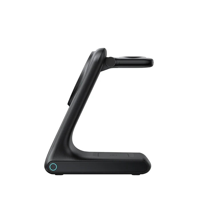 (15W) 3in1 MagSafe Qi Wireless Charger Ladestation für iPhone / Apple Watch / Airpods (JR-W15) - Schwarz