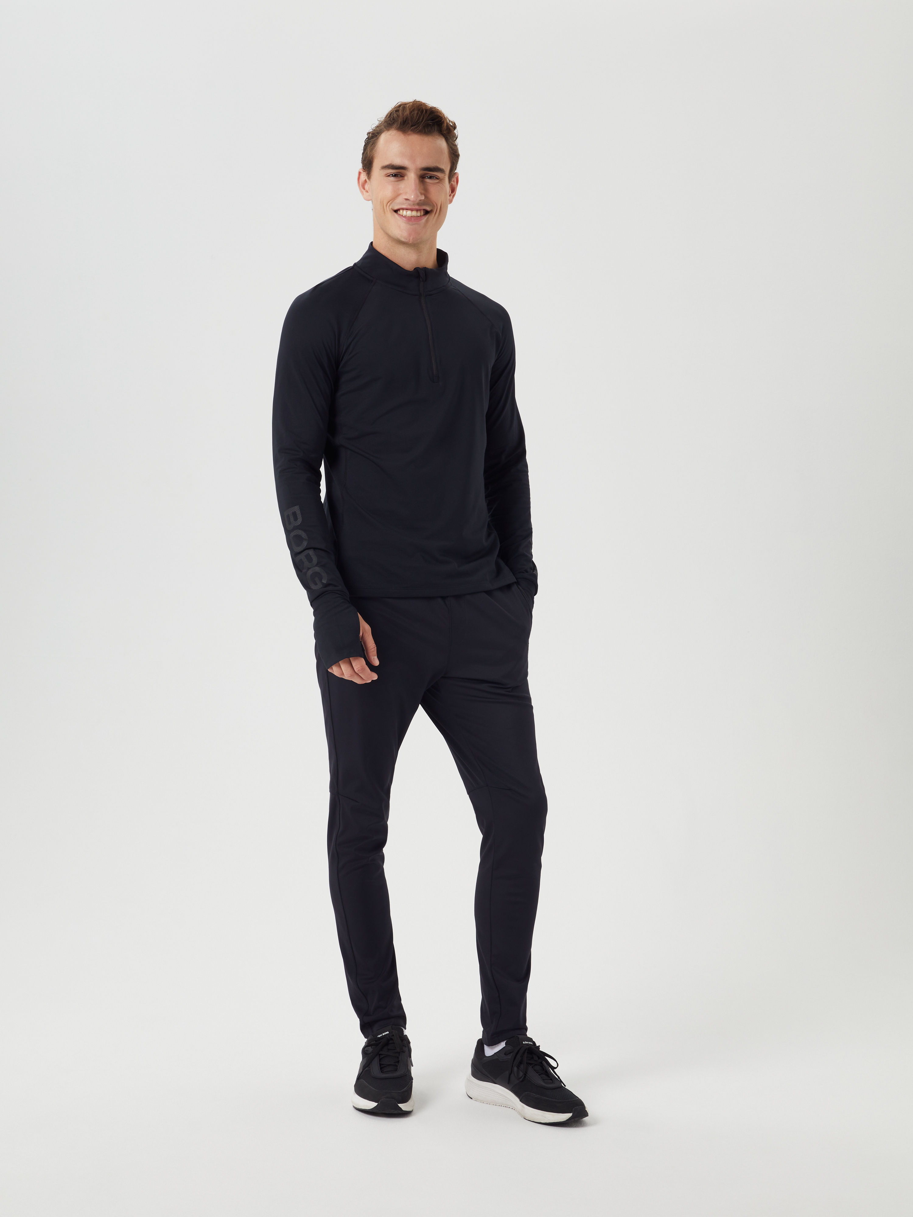 Borg Training Pants Herre BK001 - Black Beauty