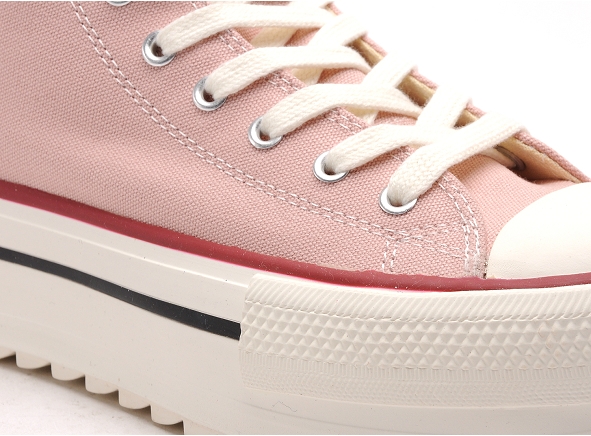 Victoria boots bottine femme tribu doble lona  1061121 rose