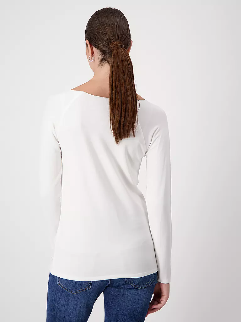 MONARI Langarmshirt creme