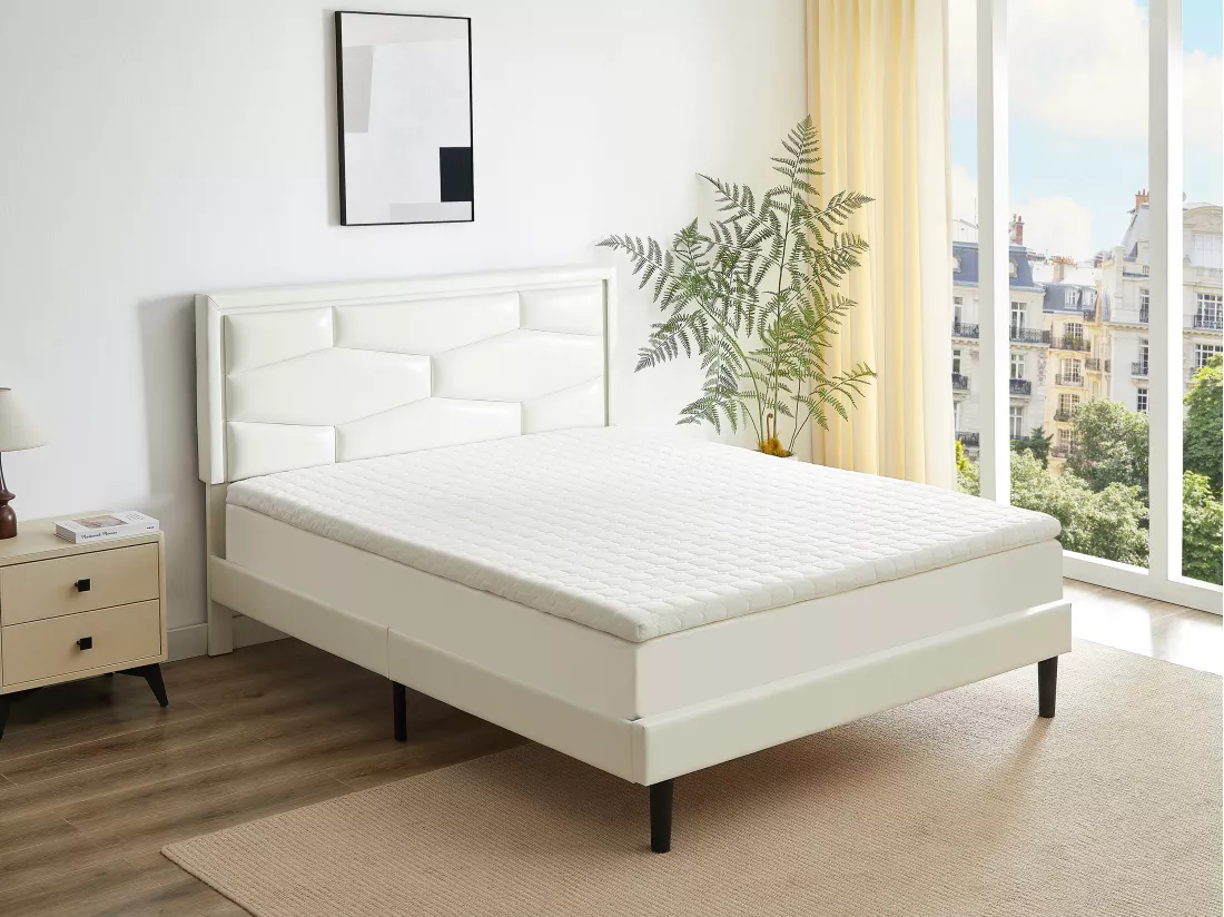 Surmatelas 180 x 200 cm mémoire de forme grand luxe ép.5cm - RAMA de YSMÉE