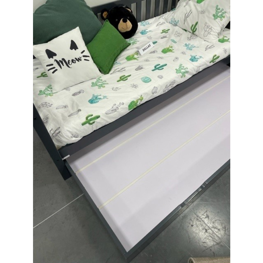 VIPACK Bettschublade für Hausbett Dallas 90 x 190 cm anthrazit