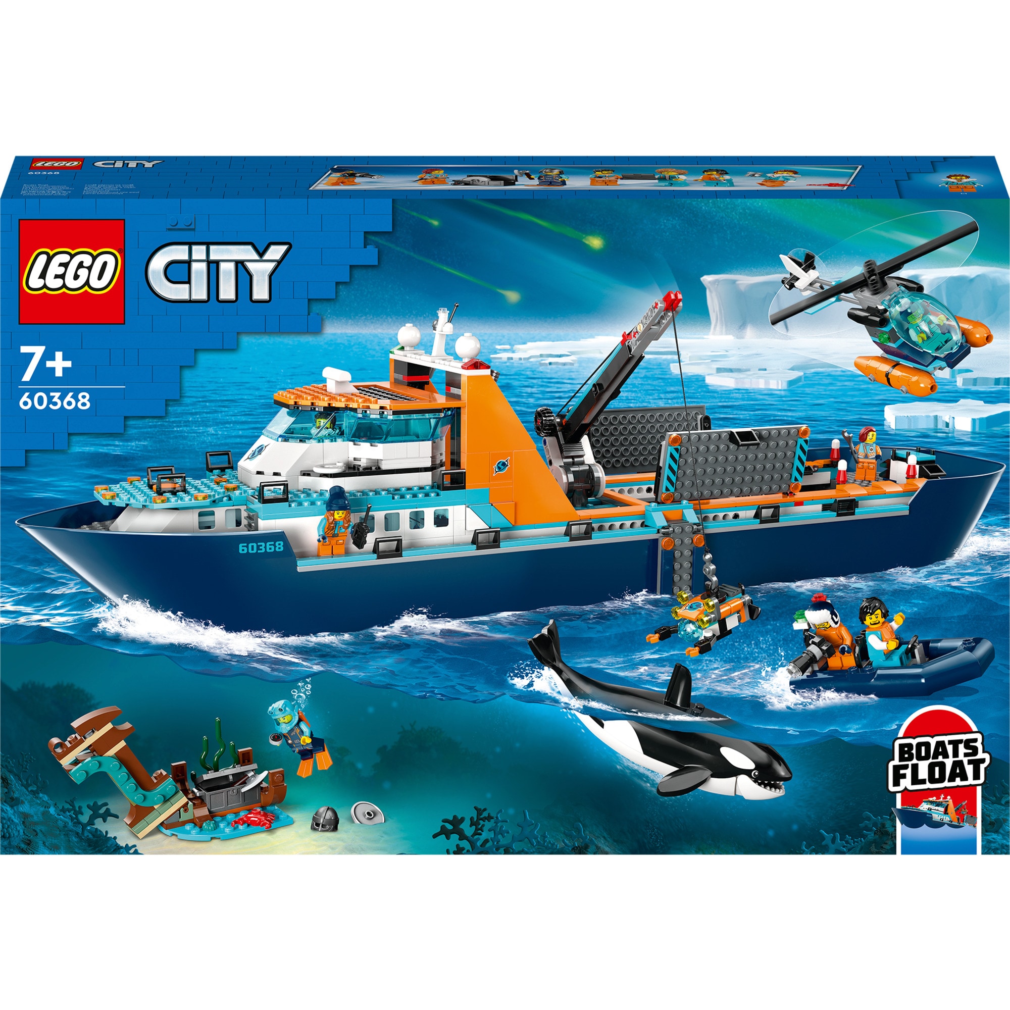 LEGO Konstruktionsspielzeug City Arktis-Forschungsschiff