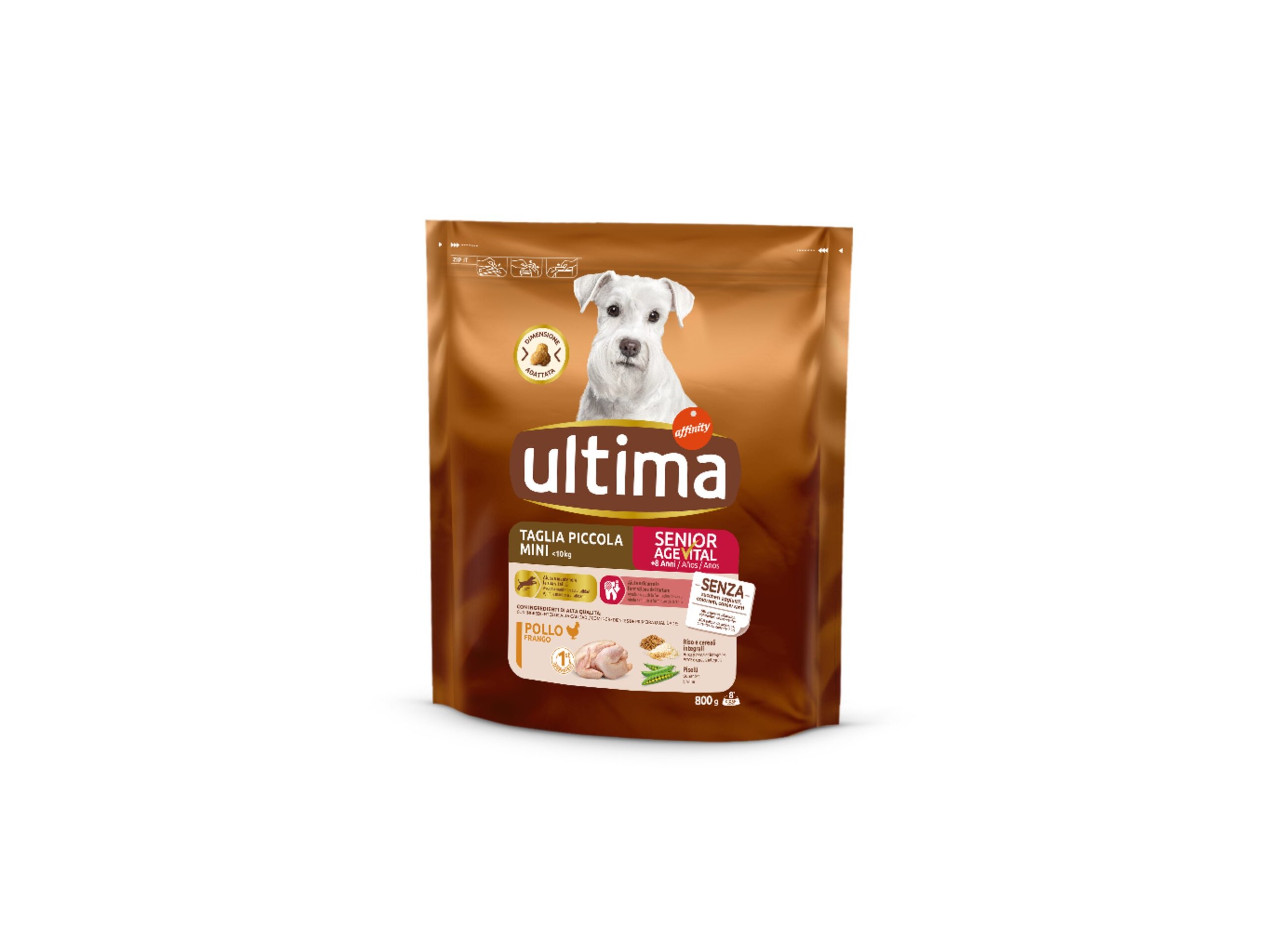 RAÇÃO CÃO MINI ULTIMA SENIOR 800G