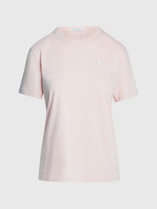 Camiseta de algodão com brasão