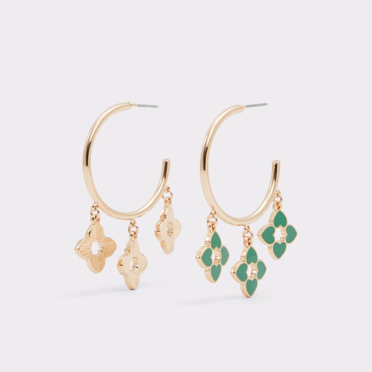 Zaligan Dark Green Women Earrings