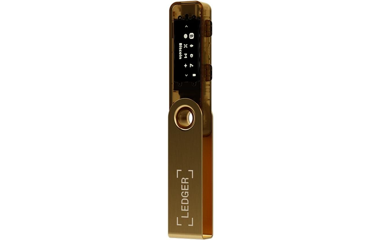 Nano S Plus GoldCrypto-Hardware-Wallet zum Kaufen, Verwalten und Vermehren digitaler Vermögenswerte