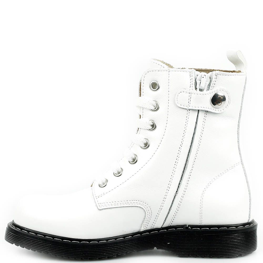 Zecchino d'Oro meisjes veterboots wit
