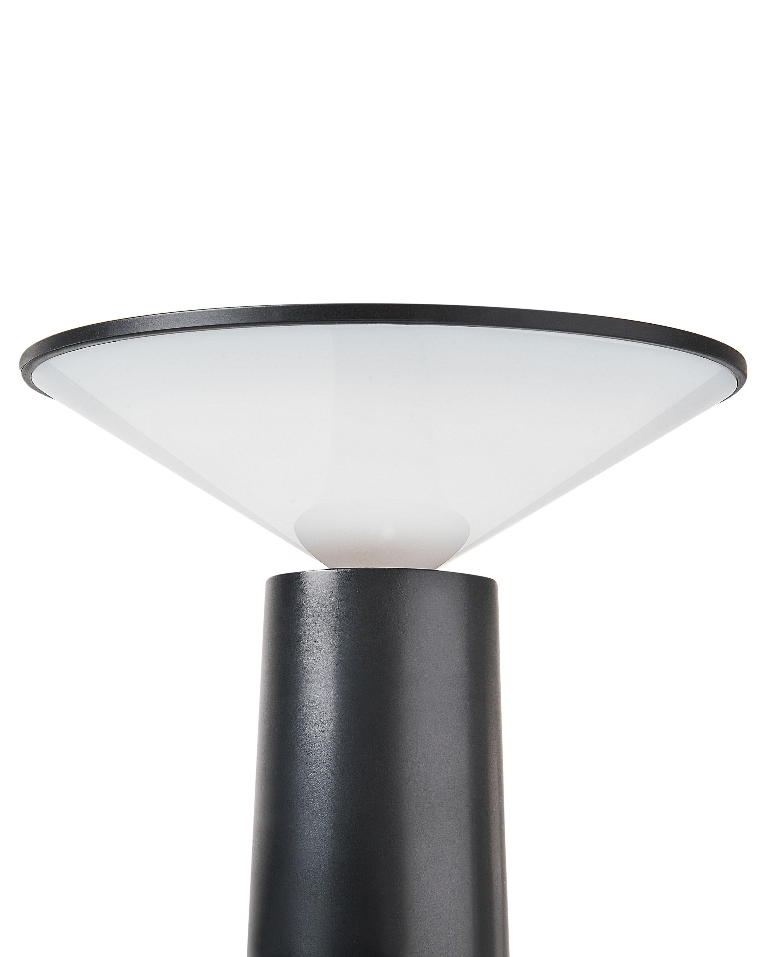 LED draadloze tafellamp LEVIRA met dimmer Metaal Zwart
