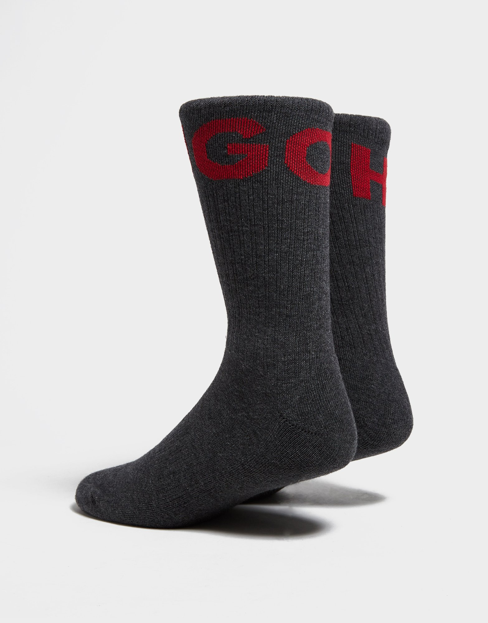 HUGO Lot de 2 Paires de Chaussettes Rib Icon Homme