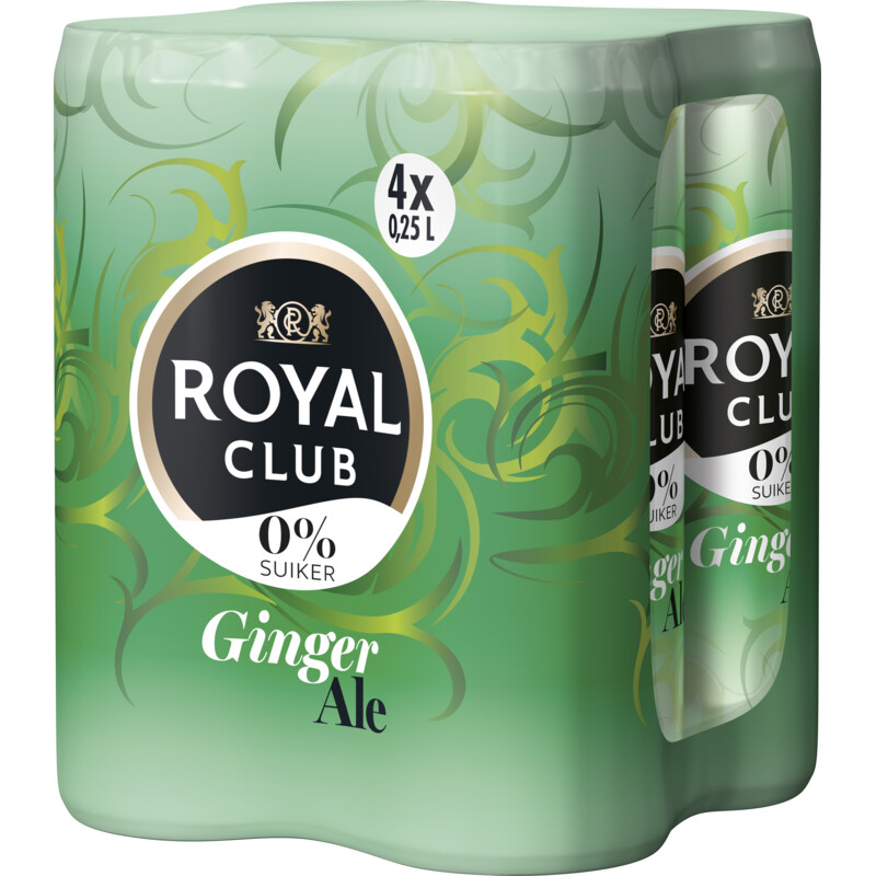 Royal Club Ginger ale 0% 4-pack