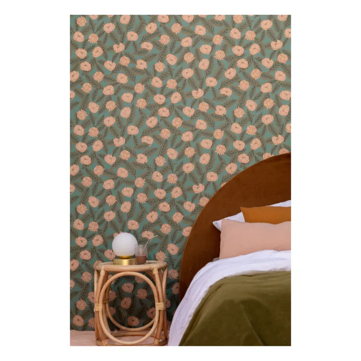 Maison Janette Rouleau de papier-peint Simone | Vert kaki