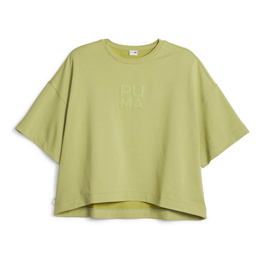 Puma T-shirt Vert Femme Puma Infuse