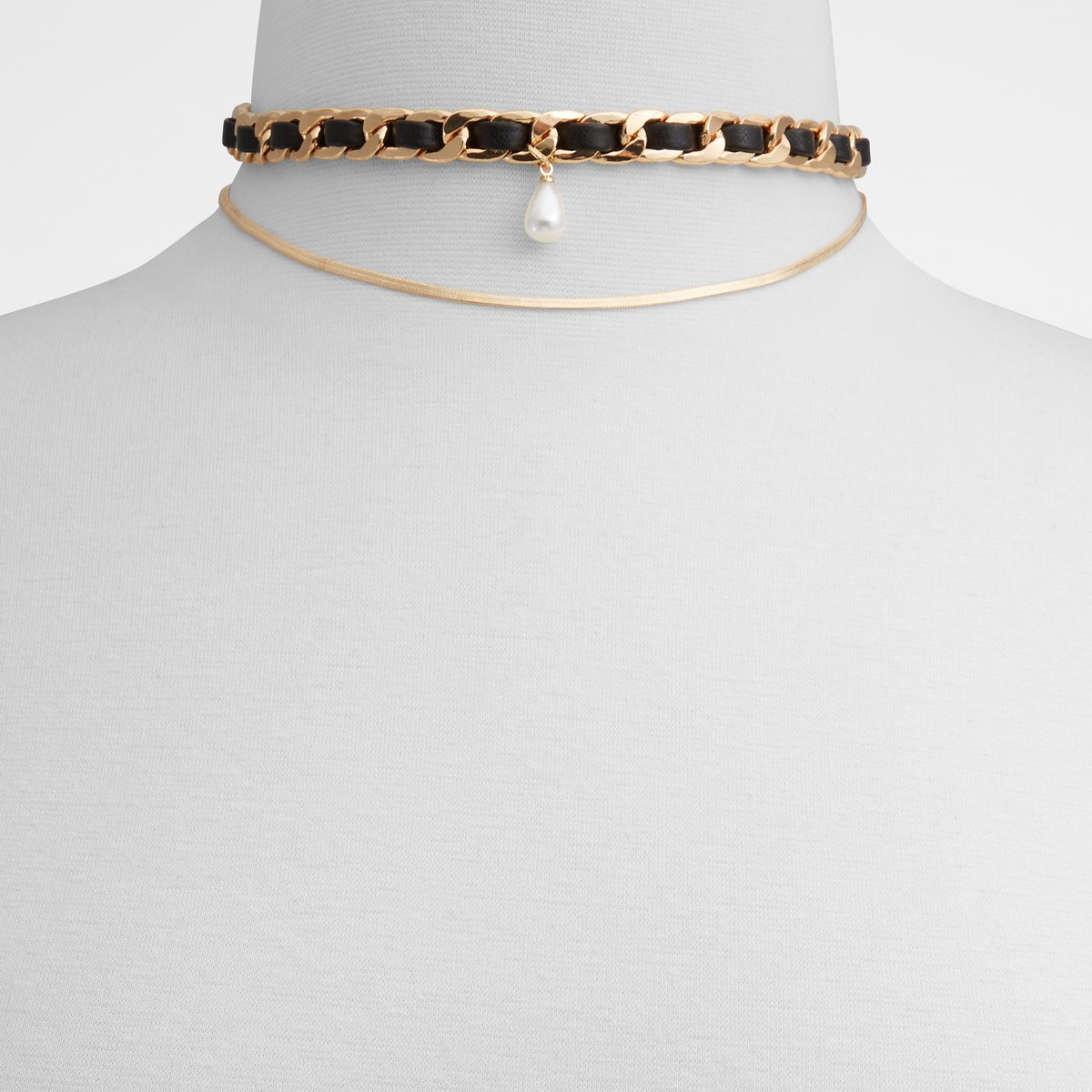 Ragar Black-Gold Multi Women Necklaces