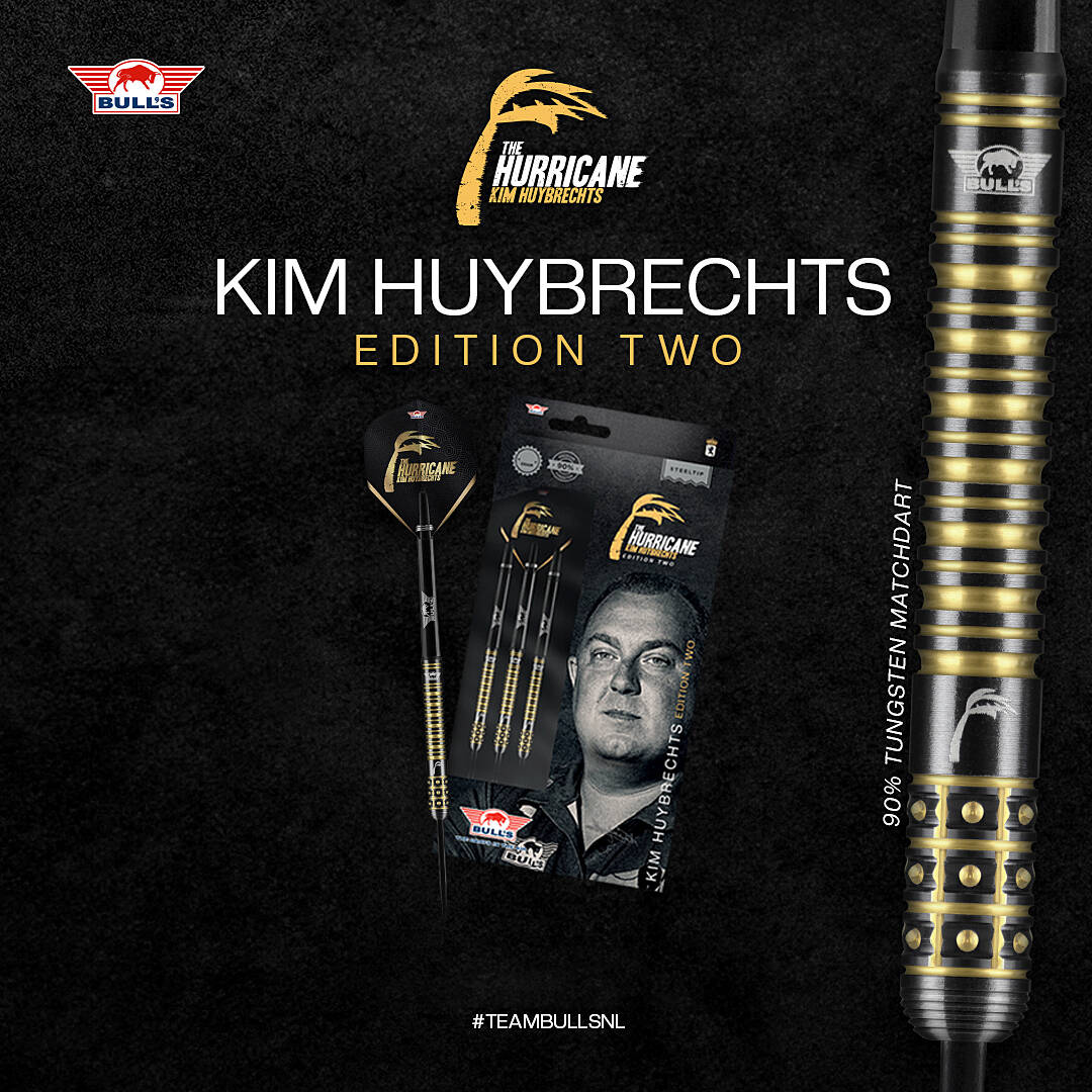 Bull's NL - Kim Huybrechts Black E2 - Steeldart