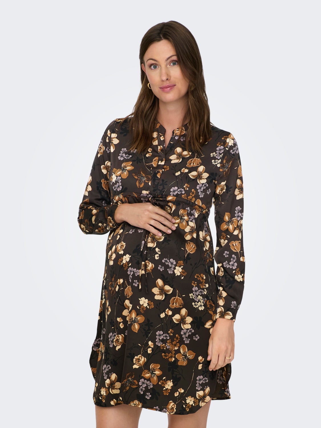 OLMORIENT Kurzes Kleid Slate Black